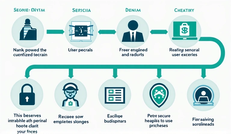 Diagram przedstawiający przepływ danych osobowych i ich ochronę